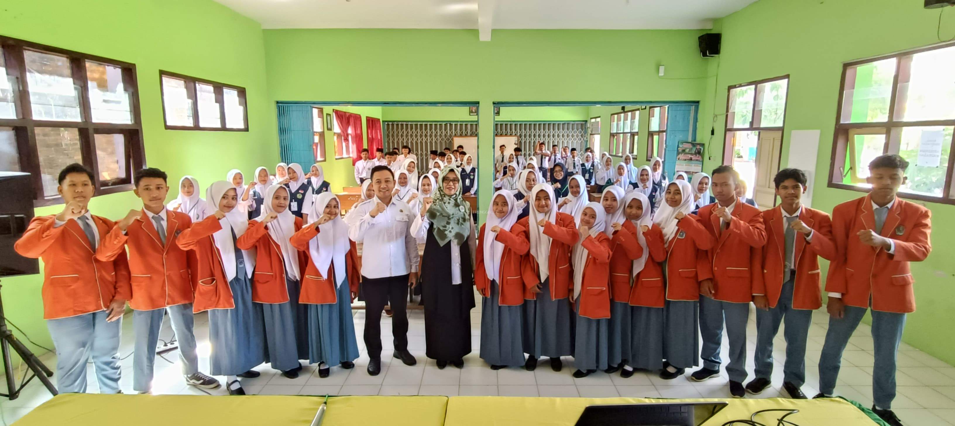 Ta'aruf Siswa Madrasah Perekat Kebersamaan, Bersama Agen Moderasi Beragama Kantor Kementerian Agama Kabupaten Trenggalek