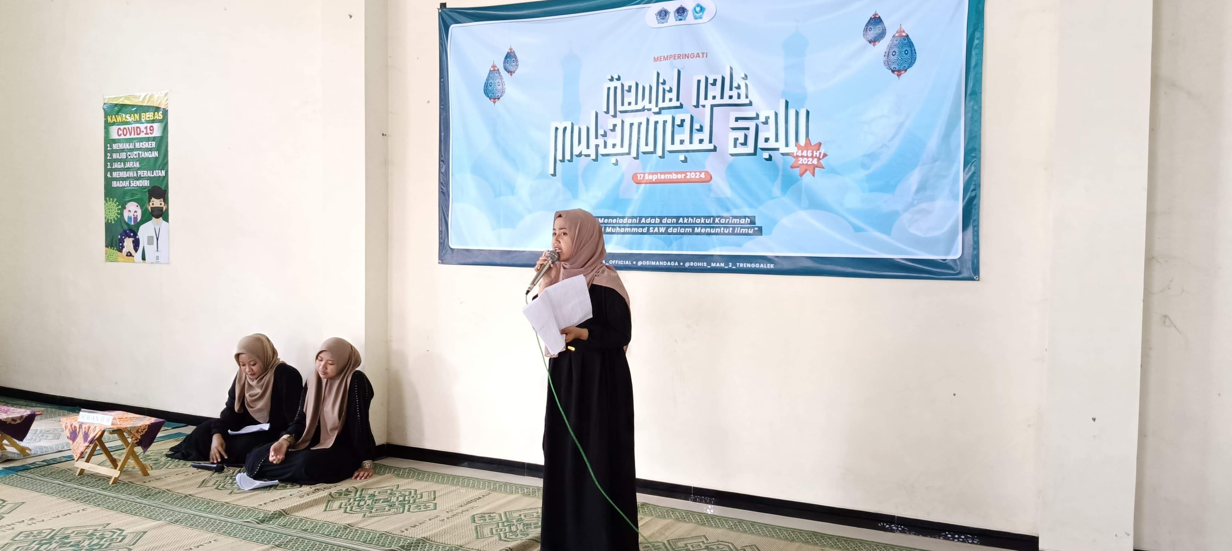 Mewujudkan Generasi Muda Yang Berintegritas Melalui Keteladanan Rosulluloh, MAN 2 Trenggalek Menggelar Perayaan Maulid Nabi Muhammad SAW 1446 H