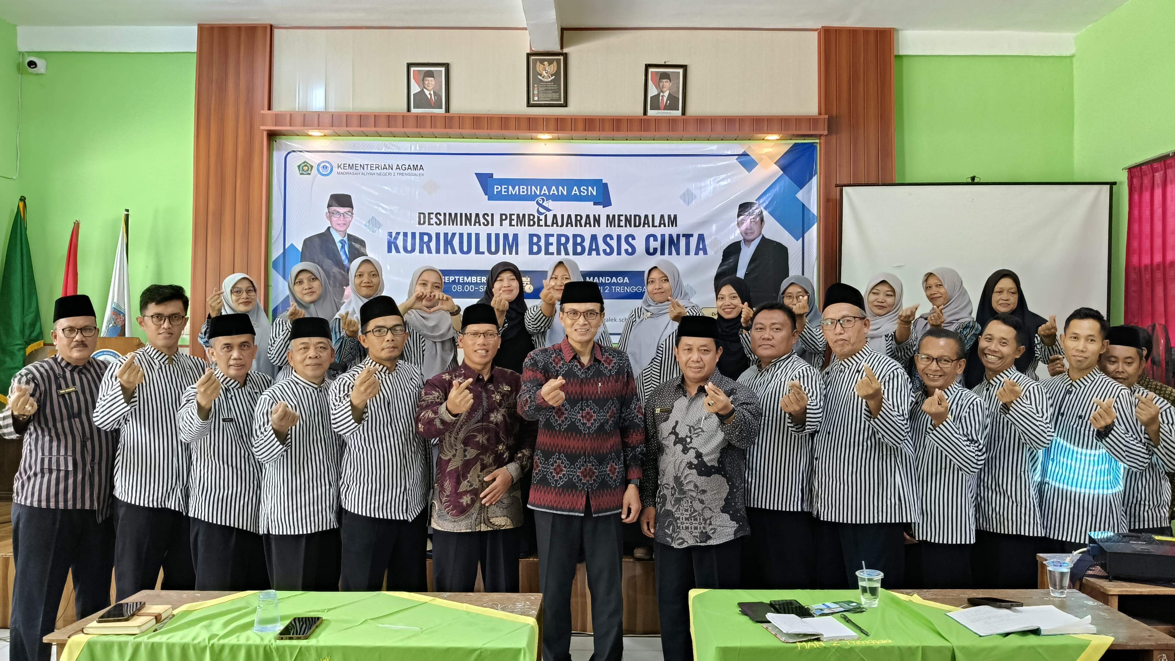 Kepala Kantor Kemenag Trenggalek Bina ASN dalam Diseminasi Pembelajaran Mendalam Kurikulum Berbasis Cinta